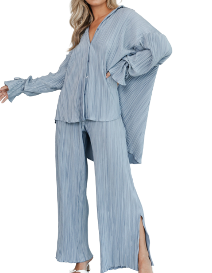 SHOPIQAT Pleated Set - Premium from shopiqat - Just $9.950! Shop now at shopiqat